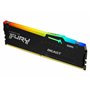 Kingston Fury Beast RGB DDR5 με Module 1x32GB και Ταχύτητα 5600 για Desktop KF556C40BBA-32