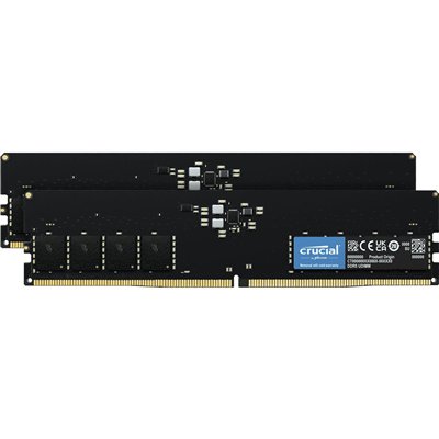 Crucial DDR5 32GB RAM με 2x16GB Modules και Ταχύτητα 5600 για Desktop CT2K16G56C46U5