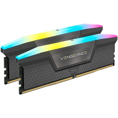 Corsair Vengeance RGB DDR5 32GB RAM με 2x16GB Modules και Ταχύτητα 6000 για Desktop CMH32GX5M2B6000C38