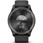 Garmin vívomove Trend Stainless Steel 40mm Αδιάβροχο Smartwatch με Παλμογράφο (Μαύρο)