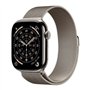 Apple Watch Series 11 Cellular Titanium 42mm Αδιάβροχο με eSIM και Παλμογράφο (Natural Titanium Case with Natural Milanese Loop)