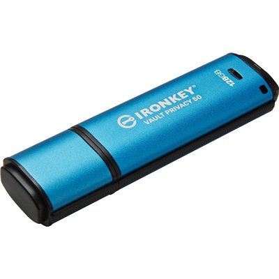 Kingston IronKey Vault Privacy 50 128GB USB 3.2 Stick Μπλε