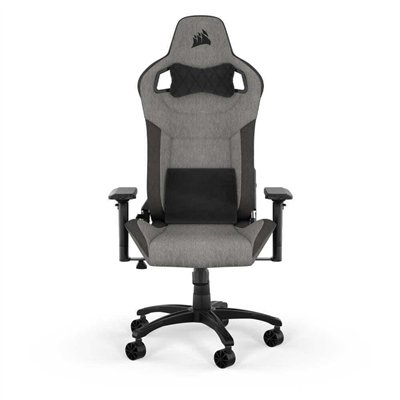 Corsair T3 Rush Fabric (2023) Υφασμάτινη Καρέκλα Gaming με Ρυθμιζόμενα Μπράτσα Γκρι/Ανθρακί