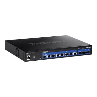 Trendnet TEG-7124WS Unmanaged L2 PoE+ Switch με 8 Θύρες Gigabit (1Gbps) Ethernet και 4 SFP Θύρες