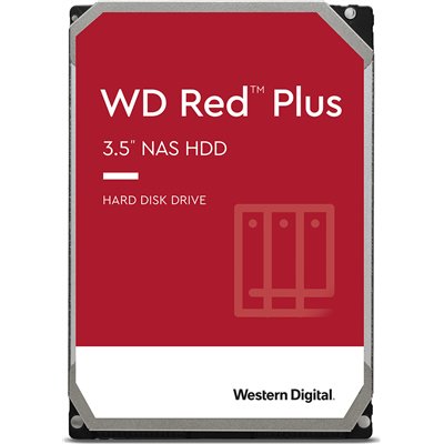 Western Digital Red Plus 4TB HDD Σκληρός Δίσκος 3.5" SATA III 5400rpm με 256MB Cache για NAS WD40EFPX