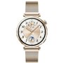 Huawei Watch GT 5 41mm Αδιάβροχο με Παλμογράφο (Gold Milanese Strap)