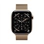 Apple Watch Series 11 Cellular Titanium 42mm Αδιάβροχο με eSIM και Παλμογράφο (Gold Titanium Case with Gold Milanese Loop) - Προ
