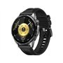 Huawei Watch GT 6 Stainless Steel 46mm Αδιάβροχο με Παλμογράφο (Black)