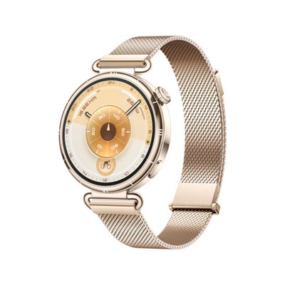 Huawei Watch GT 6 Stainless Steel 41mm Αδιάβροχο με Παλμογράφο (Gold Milanese)