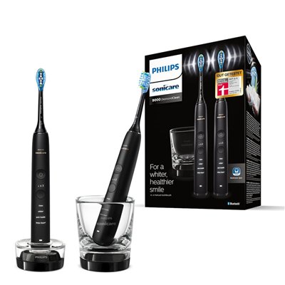 Philips Sonicare DiamondClean 9000 Ηλεκτρική Οδοντόβουρτσα με Χρονομετρητή και Αισθητήρα Πίεσης Μαύρη