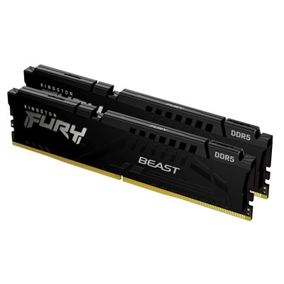 Kingston Fury Beast DDR5 32GB RAM με 2x16GB Modules και Ταχύτητα 5600 για Desktop KF556C36BBEK2-32