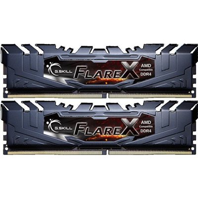 G.Skill Flare X DDR4 32GB RAM με 2x16GB Modules και Ταχύτητα 3200 για Desktop F4-3200C16D-32GFX