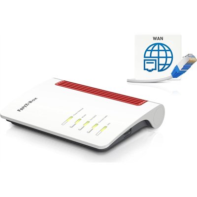 AVM FRITZ!Box 4050 Ασύρματο Router Wi‑Fi 6 με 3 Θύρες Gigabit Ethernet