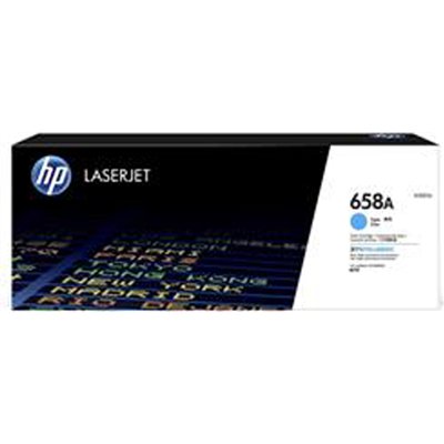 HP 658A Γνήσιο Toner Laser Εκτυπωτή Κυανό 6000 Σελίδων (W2001A)