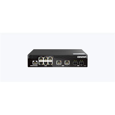 QNap QSW-M2106R-2S2T Managed L2 Switch με 8 Θύρες Ethernet και 2 SFP Θύρες