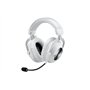 Logitech Pro X 2 Lightspeed Ασύρματα Over Ear Multimedia Ακουστικά με μικρόφωνο και σύνδεση 3.5mm Jack / Bluetooth σε Λευκό χρώμ