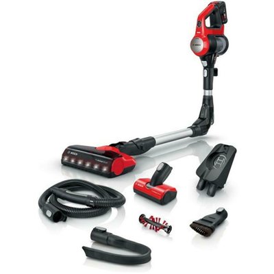 Bosch Unlimited 7 ProAnimal Επαναφορτιζόμενη Σκούπα 2 σε 1 Stick & Χειρός 18V Red