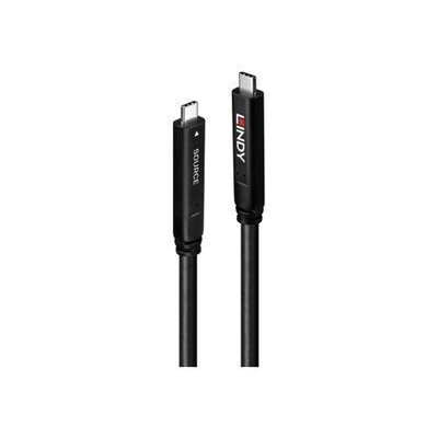 Lindy USB 2.0 Cable USB-C male - USB-C 60W 15m (43399)
