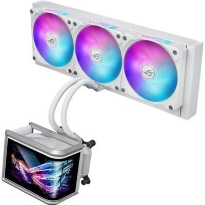 Asus ROG Ryuo IV SLC 360 ARGB Υδρόψυξη Επεξεργαστή Τριπλού Ανεμιστήρα 120mm για Socket AM4/AM5/1700 Λευκή