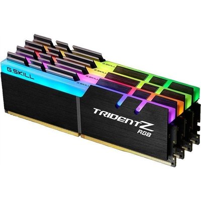 G.Skill Trident Z RGB DDR4 32GB RAM με 4x8GB Modules και Ταχύτητα 3200 για Desktop F4-3200C16Q-32GTZRX
