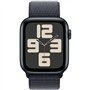 Apple Watch SE 2024 Aluminium 44mm Αδιάβροχο με Παλμογράφο (Midnight με Ink Sport Loop)