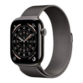 Apple Watch Series 11 Cellular Titanium 46mm Αδιάβροχο με eSIM και Παλμογράφο (Slate Titanium Case with Slate Milanese Loop - M/