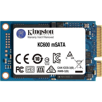 Kingston KC600 SSD 1TB mSATA SATA III SKC600MS/1024G