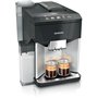 Siemens Αυτόματη Μηχανή Espresso 1500W Πίεσης 15bar για Cappuccino με Μύλο Άλεσης Ασημί TQ513D01