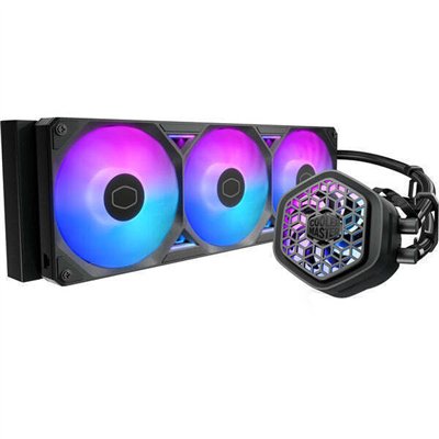 CoolerMaster MasterLiquid 360 Atmos II VRM Υδρόψυξη Επεξεργαστή Τριπλού Ανεμιστήρα 120mm για Socket AM4/AM5/1700/1200/115x με AR