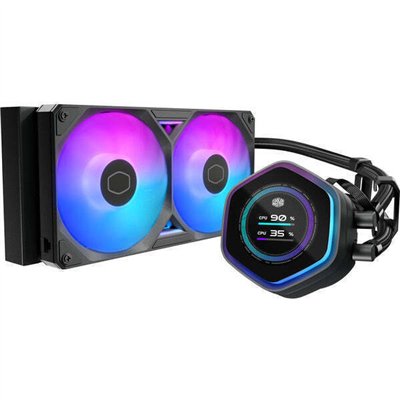 CoolerMaster MasterLiquid 240 Atmos II Υδρόψυξη Επεξεργαστή 120mm για Socket AM4/AM5/1700/1200/115x με ARGB Φωτισμό