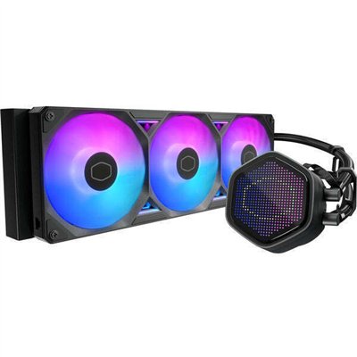 CoolerMaster MasterLiquid 360 Atmos II LED Υδρόψυξη Επεξεργαστή Τριπλού Ανεμιστήρα 120mm για Socket AM4/AM5/1700/1200/115x με RG