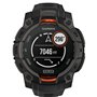 Garmin Instinct 3 Solar Aluminium 45mm Αδιάβροχο Smartwatch με Παλμογράφο (Black with Black Band)