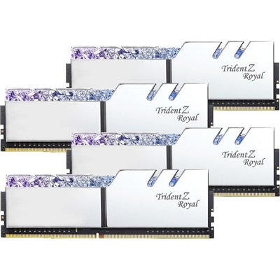 G.Skill Trident Z Royal DDR4 64GB RAM με 4x16GB Modules και Ταχύτητα 3200 για Desktop F4-3200C16Q-64GTRS