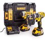 Dewalt DCK266P2T Σετ Κρουστικό Δραπανοκατσάβιδο & Παλμικό Κατσαβίδι Brushless 18V με 2 Μπαταρίες 5Ah και Θήκη