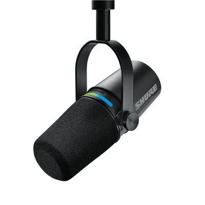 Shure MV7i Δυναμικό Μικρόφωνο XLR Shock Mounted για Φωνητικά για PC/Mac/iPad/Android