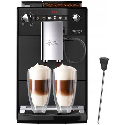 Melitta Latticia OT Αυτόματη Μηχανή Espresso Εντοιχιζόμενη 1450W Πίεσης 15bar για Cappuccino με Μύλο Άλεσης Καφέ