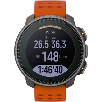 Suunto Vertical Titanium 49mm Αδιάβροχο Smartwatch με Παλμογράφο (Canyon)