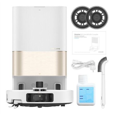 Dreame X40 Ultra Σκούπα Ρομπότ για Σκούπισμα & Σφουγγάρισμα με Χαρτογράφηση και Wi-Fi Λευκή