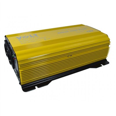 Volt Polska Inverter Αυτοκινήτου Τροποποιημένου Ημιτόνου 2000W για Μετατροπή 12V DC σε 220V AC