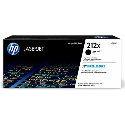 HP 212X Γνήσιο Toner Laser Εκτυπωτή Μαύρο High Yield 13000 Σελίδων (W2120X)