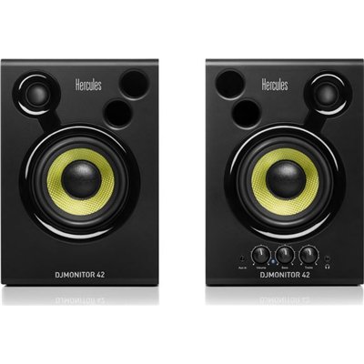 Hercules Monitor 42 Αυτοενισχυόμενα Ηχεία Studio Monitor 2 Δρόμων 40W (Ζεύγος) Μαύρο