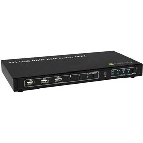 Techly 4x1 USB HDMI KVM Switch 4Kx2K