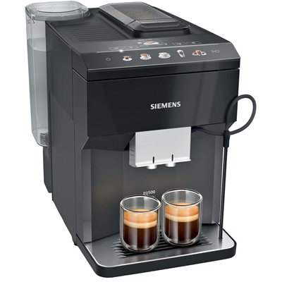 Siemens Eq.500 Αυτόματη Μηχανή Espresso 1500W Πίεσης 15bar με Μύλο Άλεσης Μαύρη