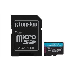 Kingston Canvas Go Plus microSDXC 1.0TB Class 10 U3 V30 A2 με αντάπτορα
