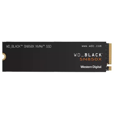 Western Digital Black SN850X W/o Heatsink SSD 1TB M.2 NVMe PCI Express 4.0 WDS100T2X0E