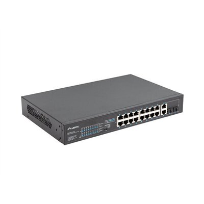 Lanberg RSFE-24P-2C-250 Unmanaged L2 PoE Switch με 24 Θύρες Ethernet