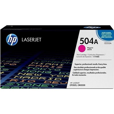 HP 504A Γνήσιο Toner Laser Εκτυπωτή Ματζέντα 7000 Σελίδων (CE253A)