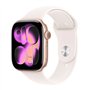 Apple Watch Series 11 Cellular Aluminium 46mm Αδιάβροχο με eSIM και Παλμογράφο (Rose Gold Aluminium Case with Light Blush Sport 