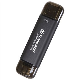 Transcend ESD310C 1TB USB 3.2 SSD Stick με σύνδεση USB-C & USB-A Μαύρο