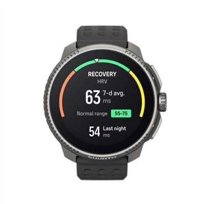 Suunto Race Titanium 49mm Αδιάβροχο Smartwatch με Παλμογράφο (Charcoal)